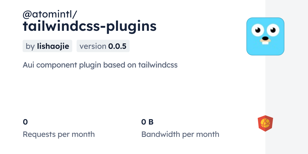 Atomintl Tailwindcss Plugins CDN By JsDelivr A CDN For Npm And GitHub