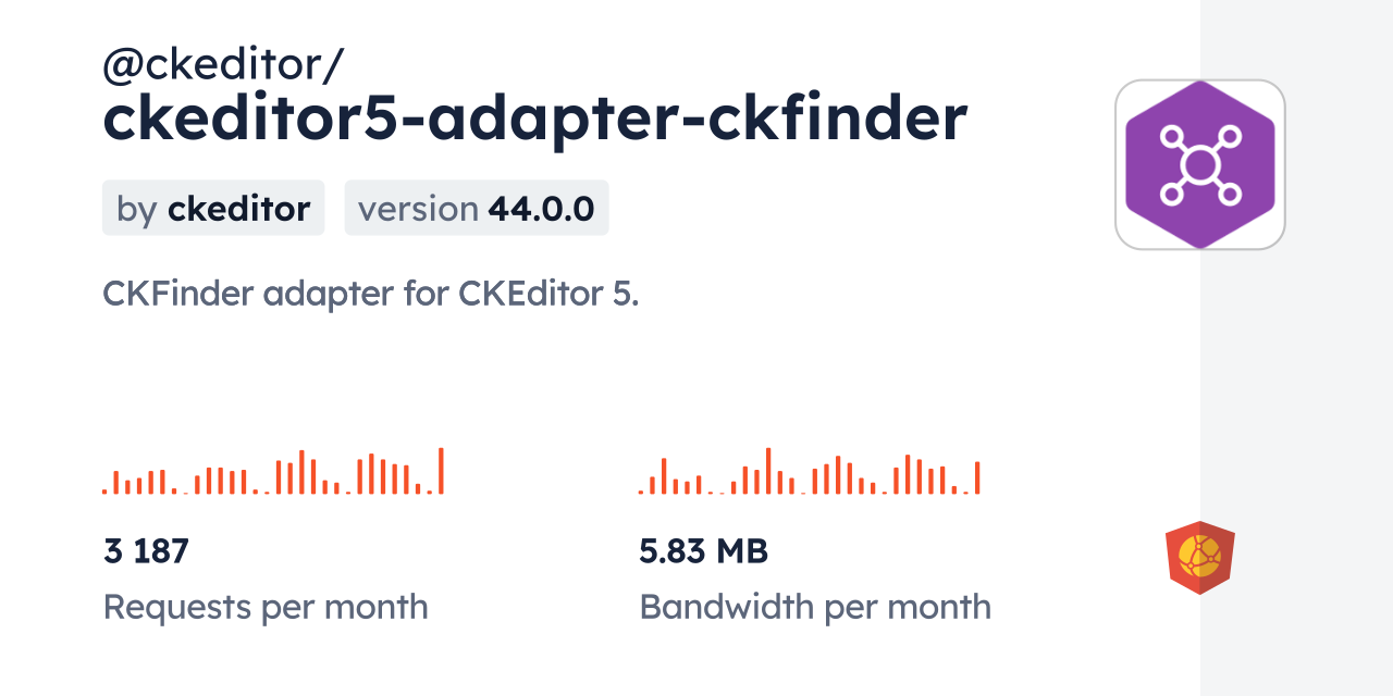 @ckeditor/ckeditor5-adapter-ckfinder CDN By JsDelivr - A CDN For Npm ...