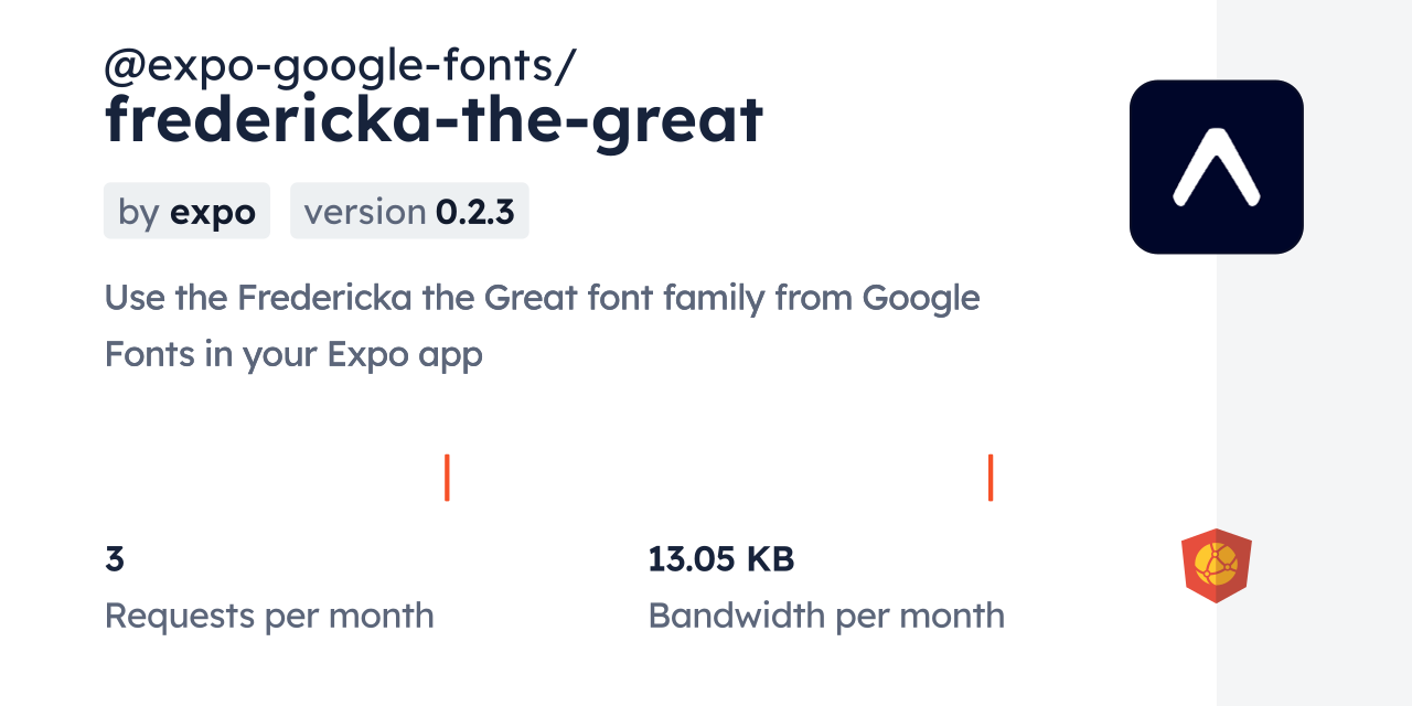 Expo Google Fonts Fredericka The Great Cdn By Jsdelivr A Cdn For Npm