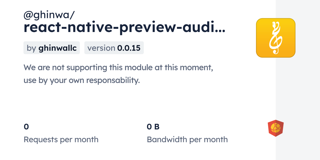 @ghinwa/react-native-preview-audio-player CDN By JsDelivr - A CDN For ...