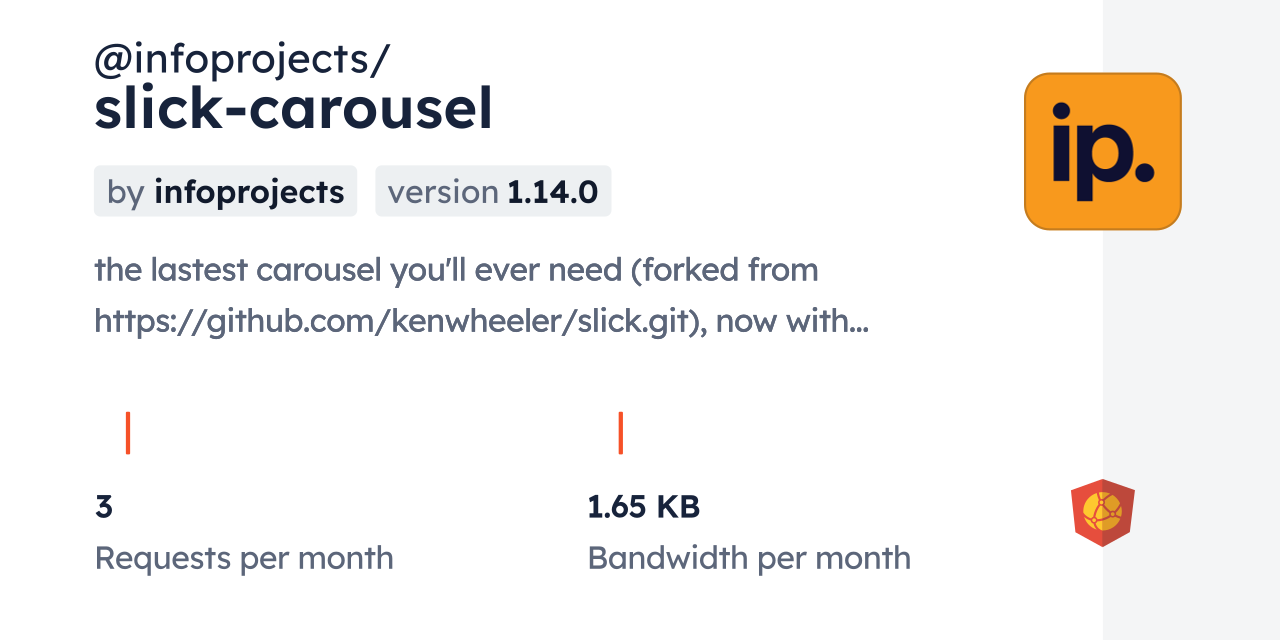 @infoprojects/slick-carousel CDN By JsDelivr - A CDN For Npm And GitHub