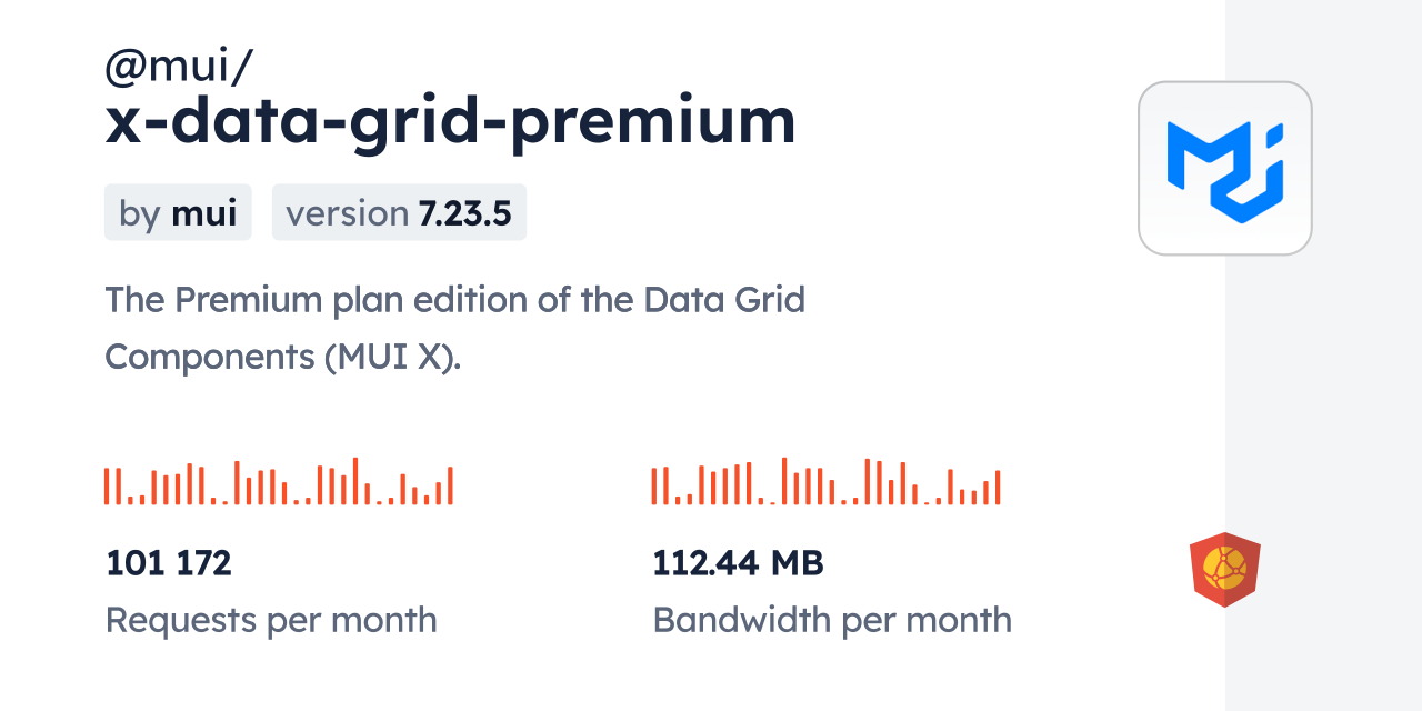 Mui X Data Grid Premium CDN By JsDelivr A CDN For Npm And GitHub