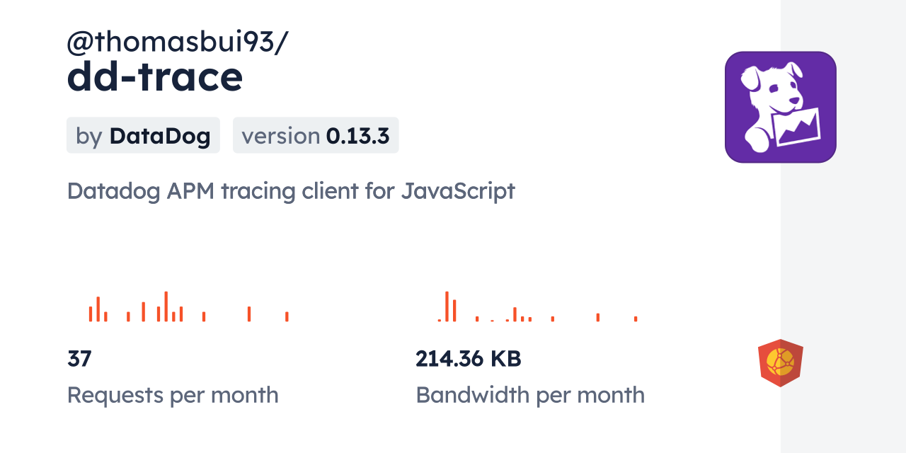 thomasbui93 dd trace CDN by jsDelivr A CDN for npm and GitHub