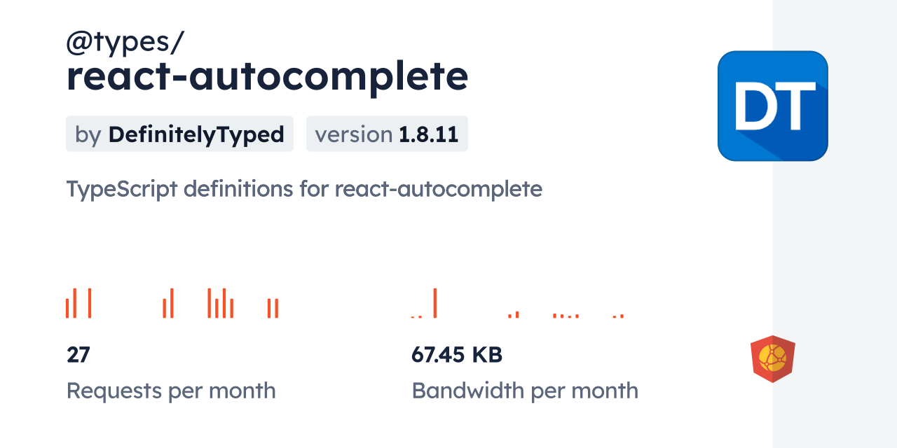 @types/react-autocomplete CDN By JsDelivr - A CDN For Npm And GitHub