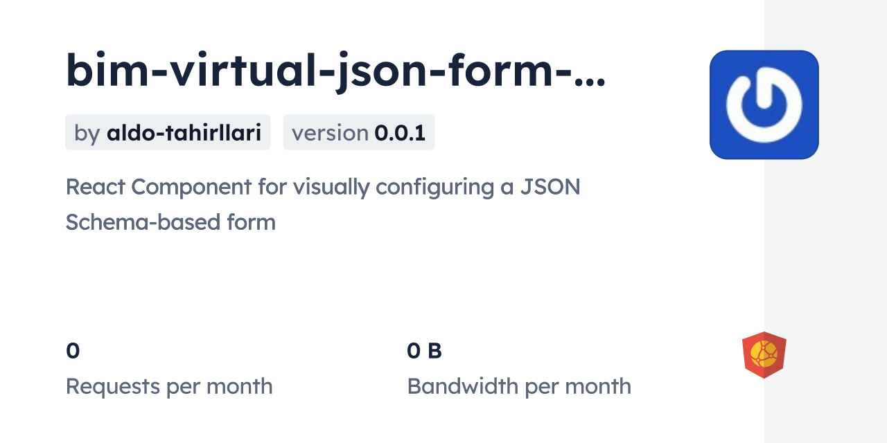 json form builder npm