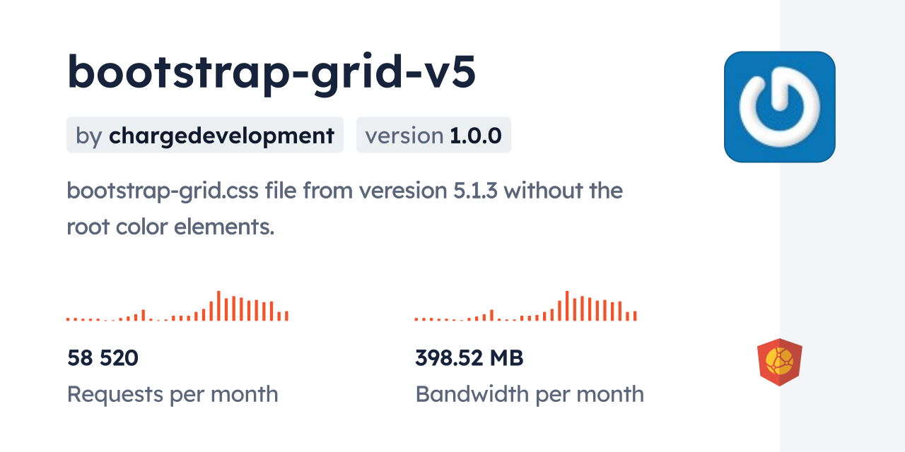 Bootstrap-grid-v5 CDN By JsDelivr - A CDN For Npm And GitHub