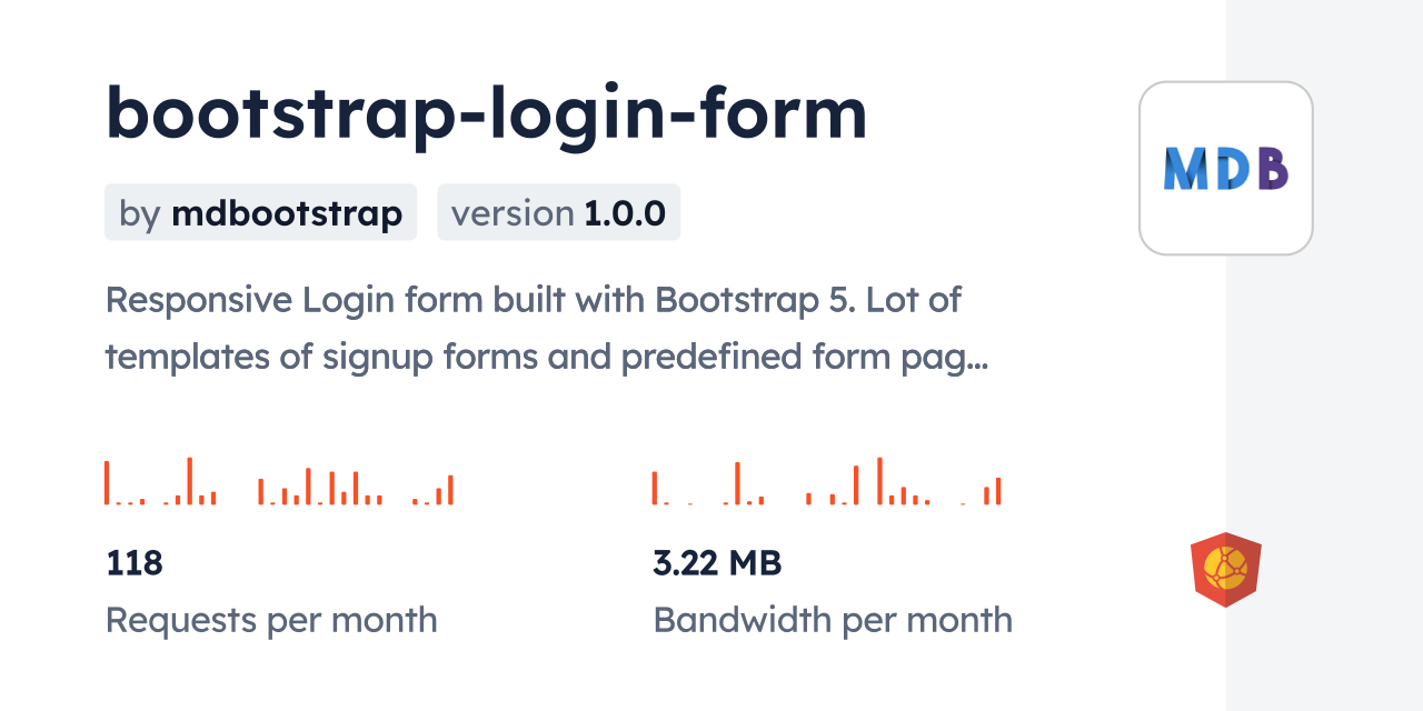 Bootstrap-login-form CDN By JsDelivr - A CDN For Npm And GitHub