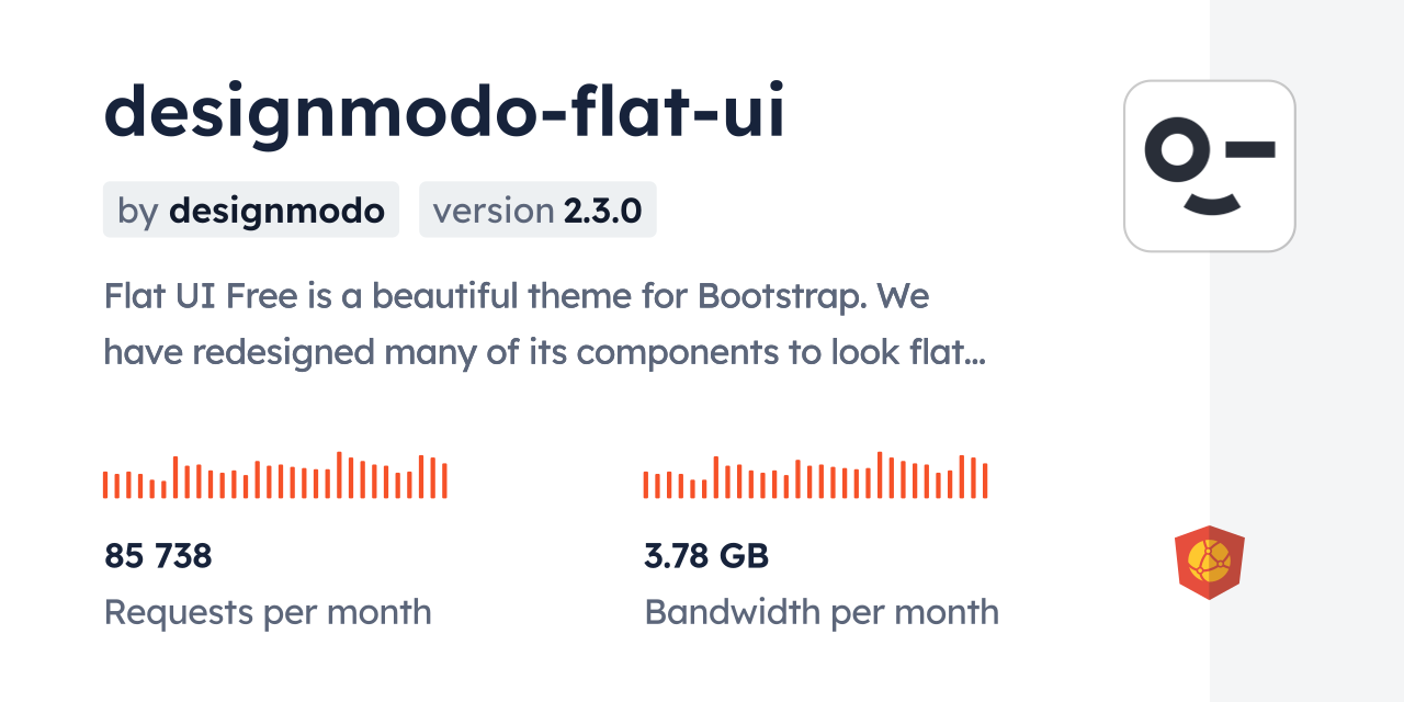 Designmodo Flat Ui Cdn By Jsdelivr A Cdn For Npm And Github