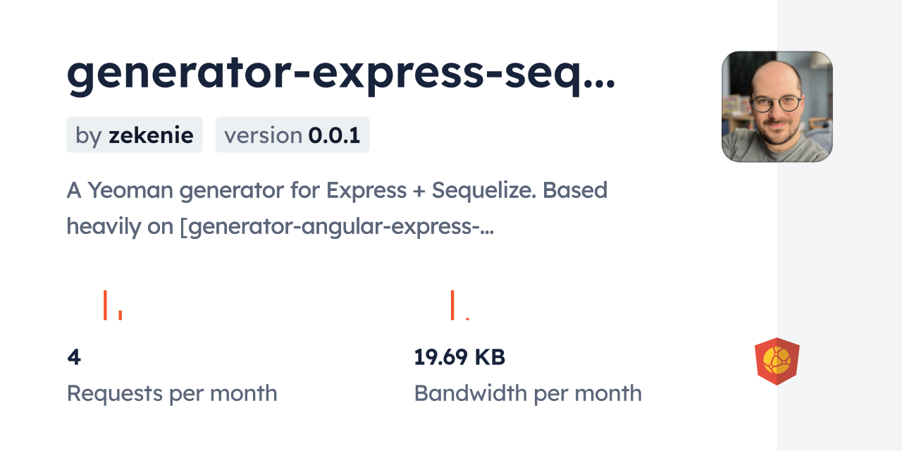 generator-express-sequelize CDN by jsDelivr - A CDN for npm and GitHub