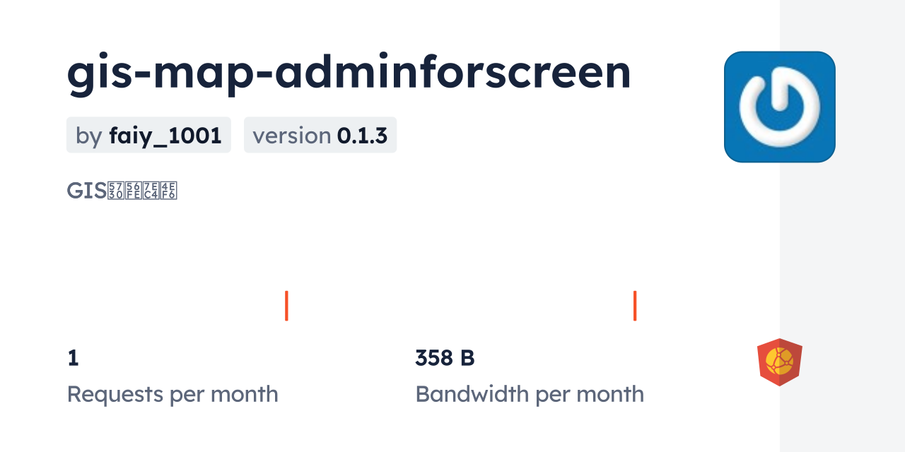 Gis-map-adminforscreen Cdn By Jsdelivr - A Cdn For Npm And Github