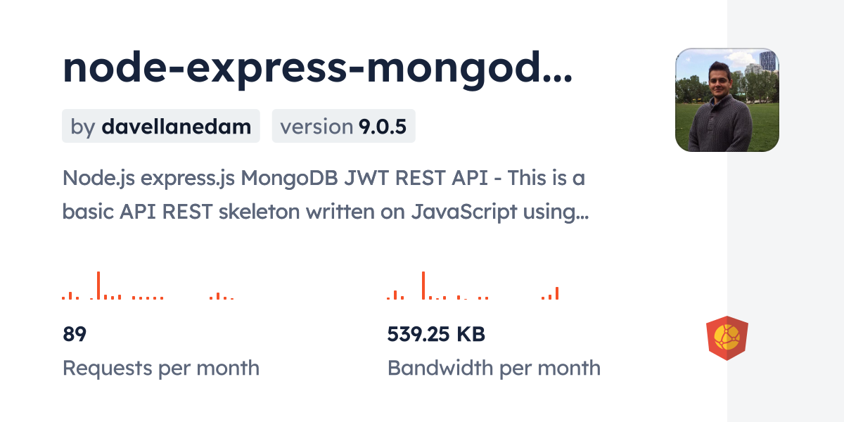 node-express-mongodb-jwt-rest-api-skeleton CDN by jsDelivr - A CDN for npm  and GitHub