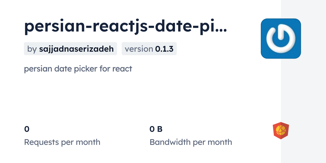 persian-reactjs-date-picker-cdn-by-jsdelivr-a-cdn-for-npm-and-github