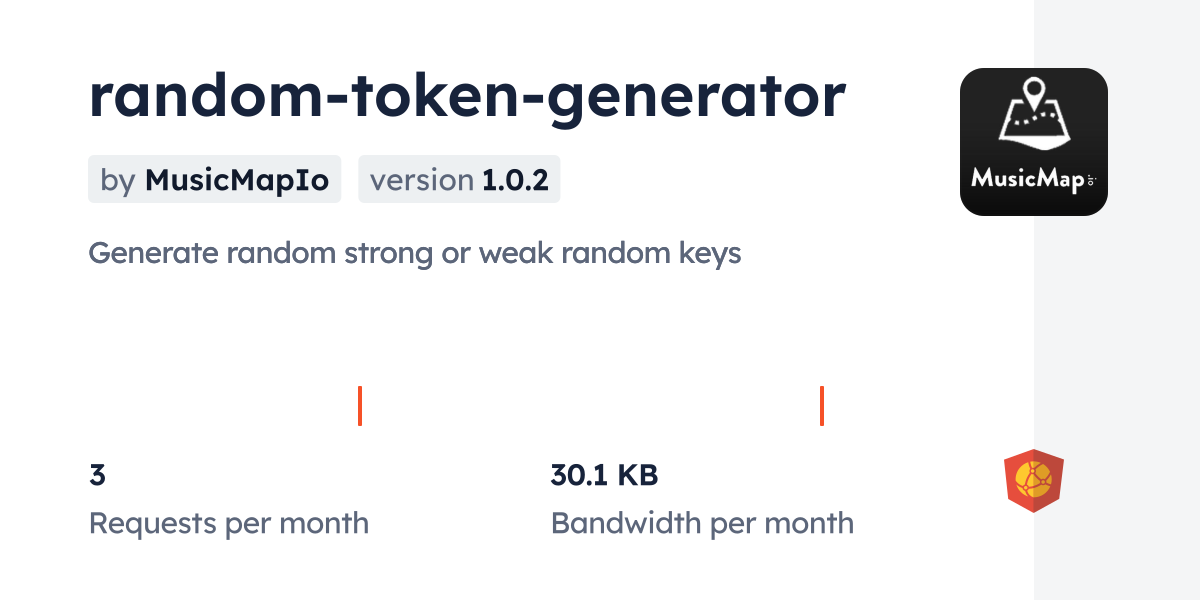 random-token-generator CDN by jsDelivr - for npm and GitHub