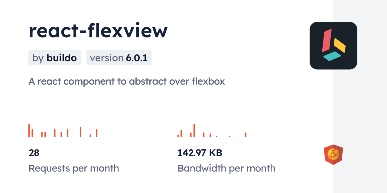 React Flexview Cdn By Jsdelivr A Cdn For Npm And Github