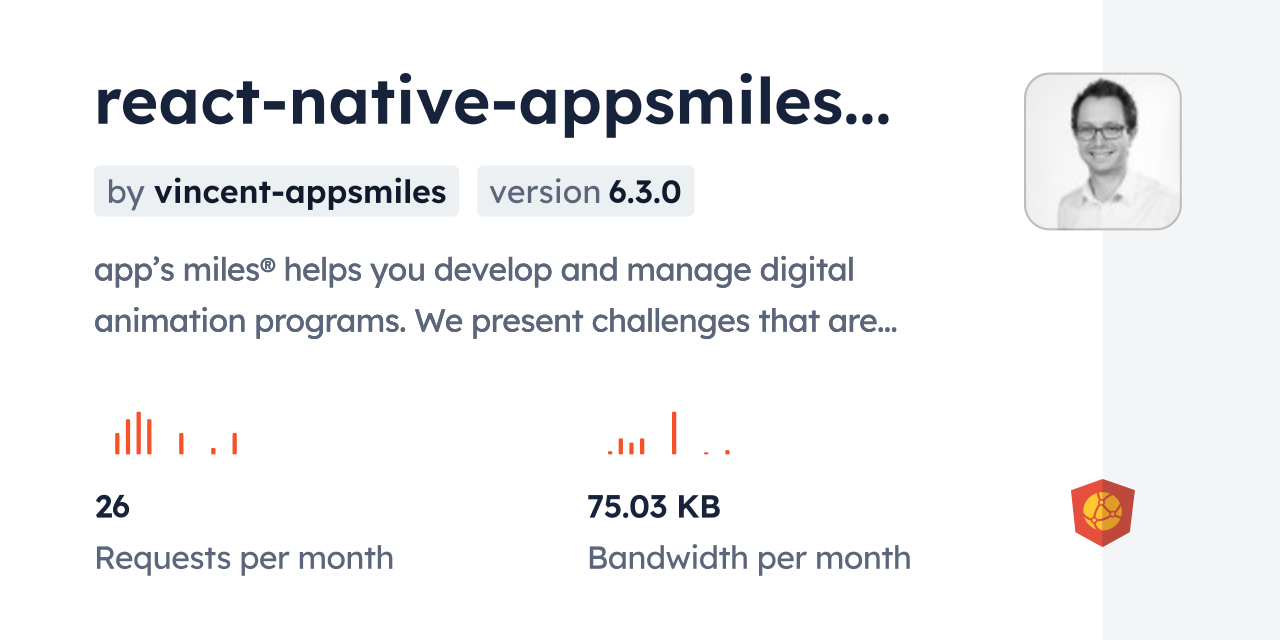 react native appsmiles apm CDN by jsDelivr A CDN for npm and GitHub