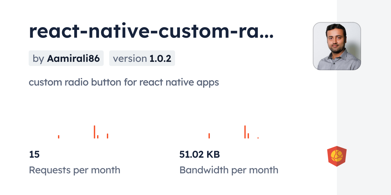 react-native-custom-radio-button CDN by jsDelivr - A CDN for npm and GitHub