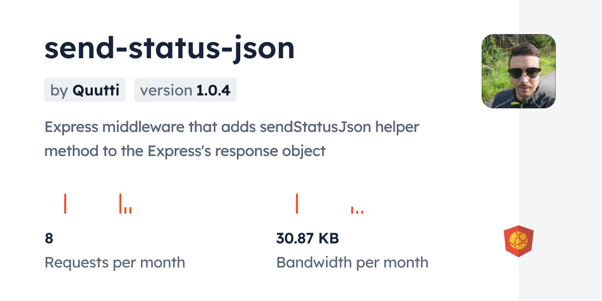 send-status-json CDN by jsDelivr - A CDN for npm and GitHub