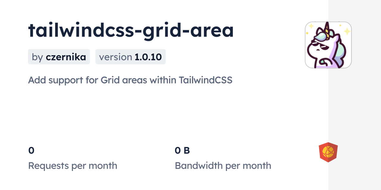 Tailwindcss Grid Area Cdn By Jsdelivr A Cdn For Npm And Github