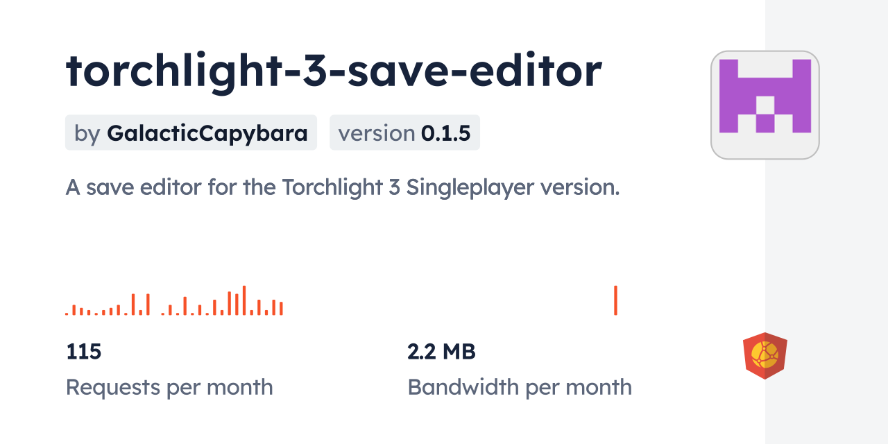 torchlight-3-save-editor CDN by jsDelivr - A CDN for npm and GitHub