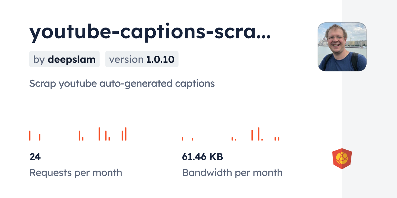 youtube-captions-scraper-react-native CDN by jsDelivr - A CDN for 